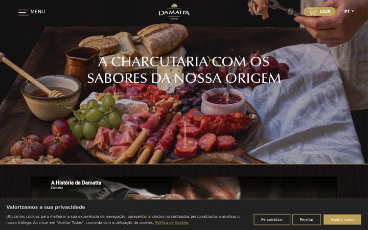Screenshot of damatta.pt