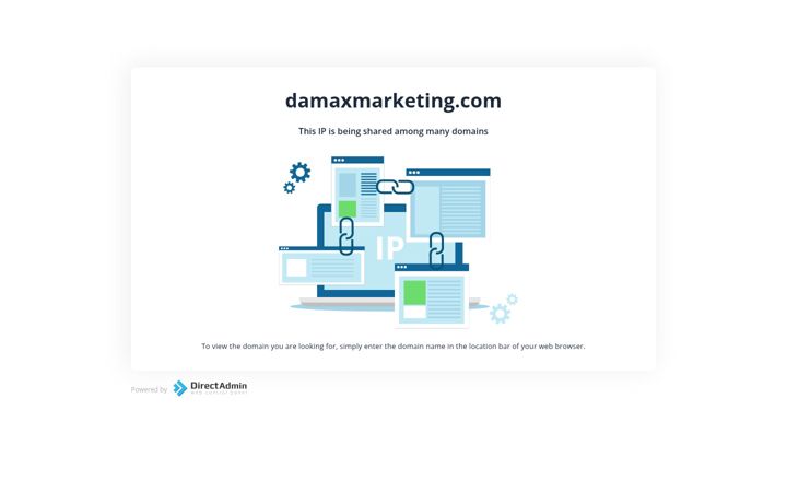 Screenshot of damaxmarketing.com