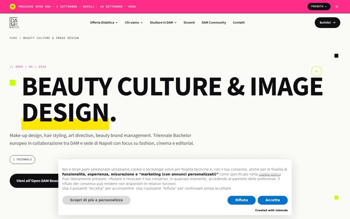 Screenshot of dambeautydesign.it