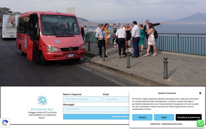 Screenshot of dambrosiotour.it