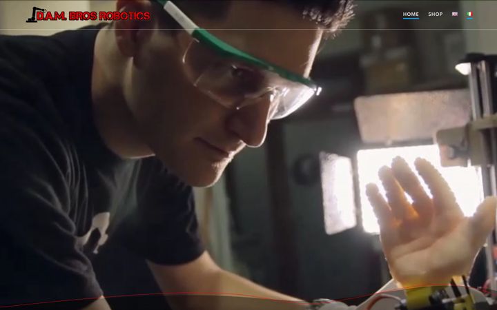 Screenshot of dambrosrobotics.it