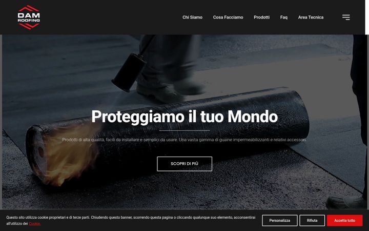 Screenshot of damcover.it