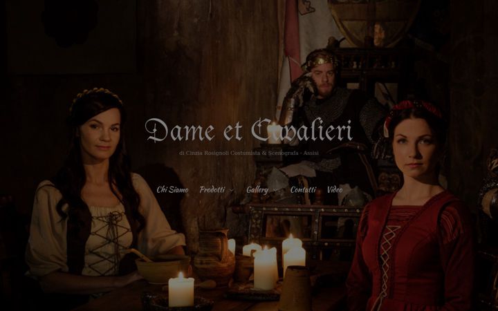 Screenshot of damecavalieri.it