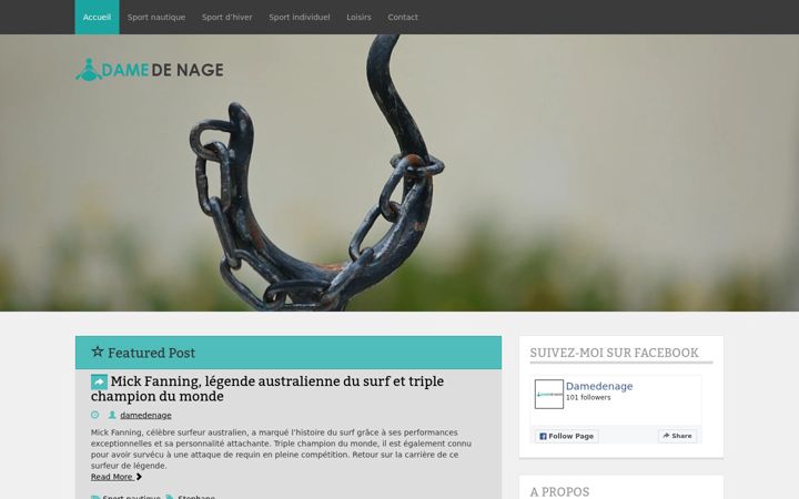 Ekraanipilt saidist damedenage.fr