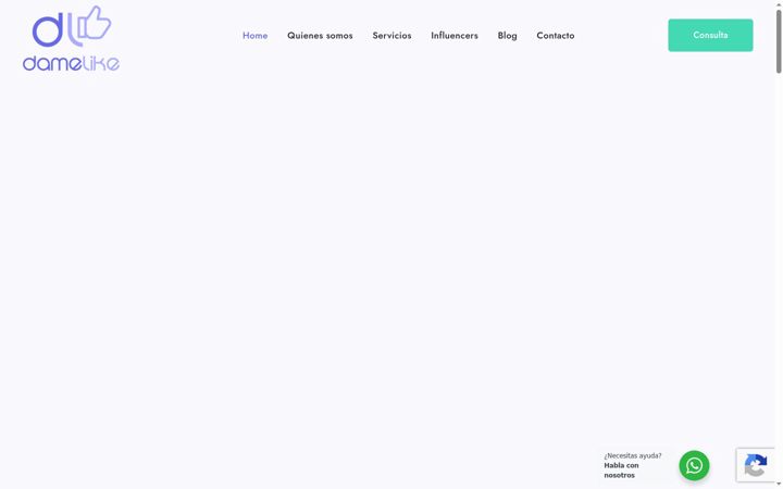Screenshot di damelike.es