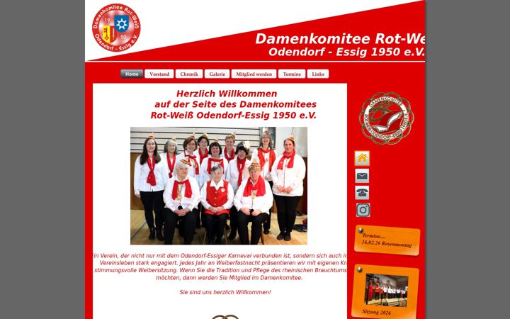 Screenshot of damenkomitee-odendorf-essig.de