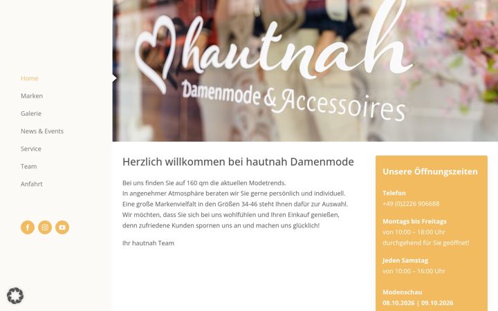 Screenshot of damenmode-hautnah.de