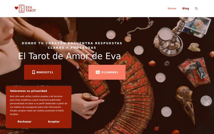Screenshot di dametarot.es