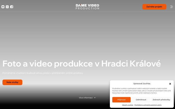 Screenshot van damevideo.cz
