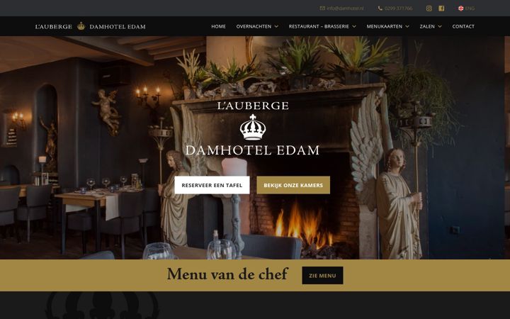 Skjermbilde av damhotel.nl