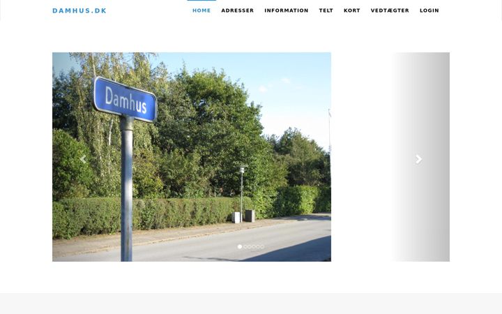 Screenshot of damhus.dk