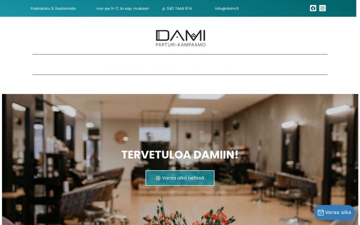 Screenshot di dami.fi