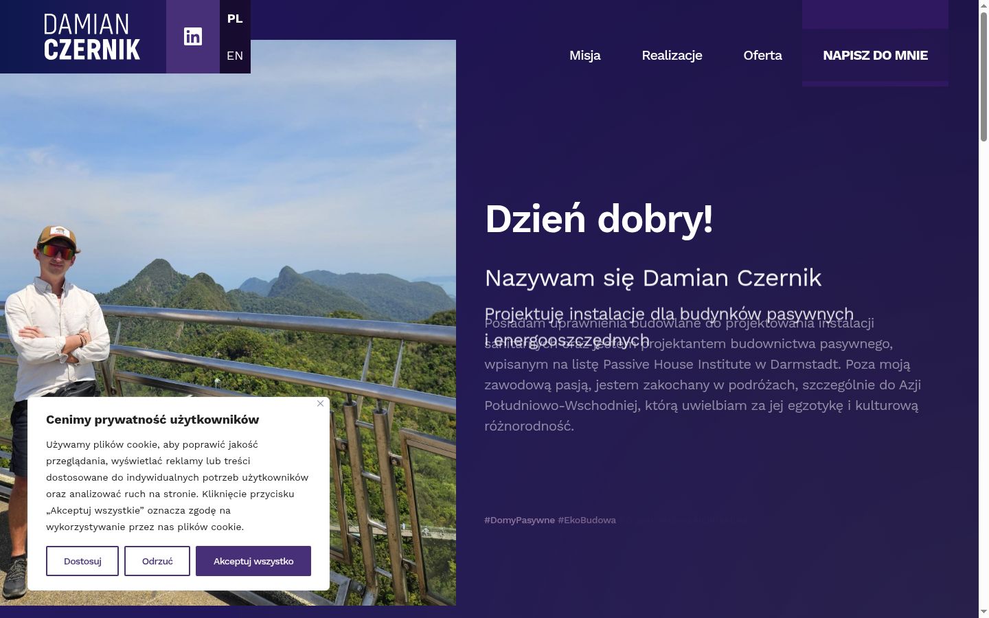 Screenshot tal-banner tal-kunsens muri qabel kwalunkwe interazzjoni