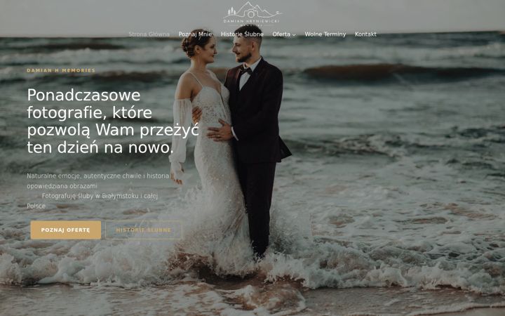 Screenshot του damianhmemories.pl