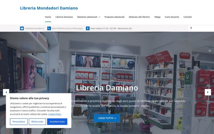 Screenshot of damianolibri.it