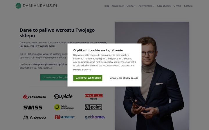 Screenshot of damianrams.pl