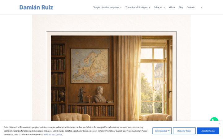 Screenshot of damianruiz.eu