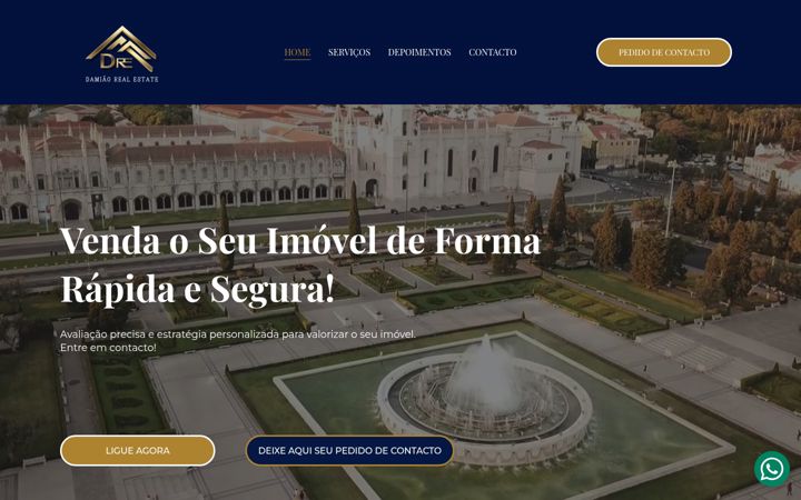 Screenshot of damiaorealestate.com