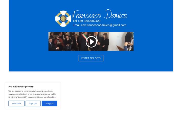 Screenshot of damicofrancesco.com