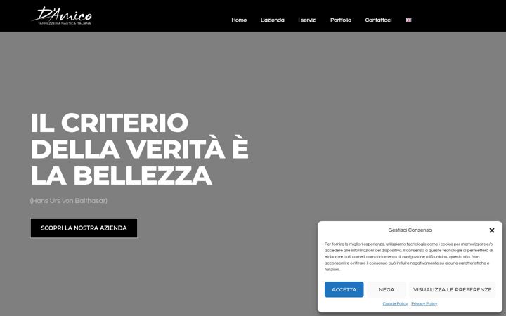 Screenshot of damicoitalia.com