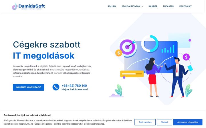 Screenshot of damidasoft.com