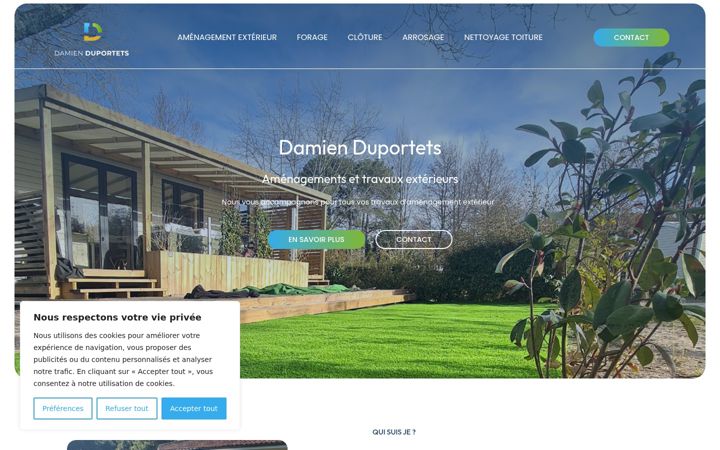 Zrzut ekranu damien-duportets.fr