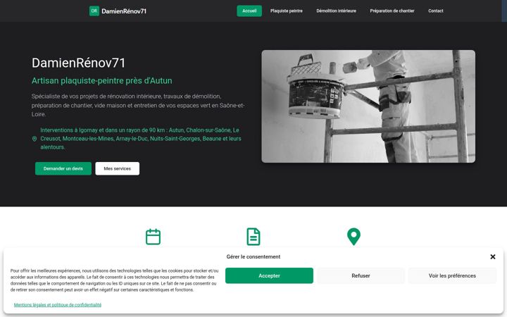 Screenshot of damienrenov71.com