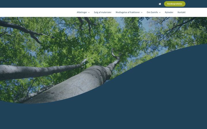 Screenshot of damifo.dk