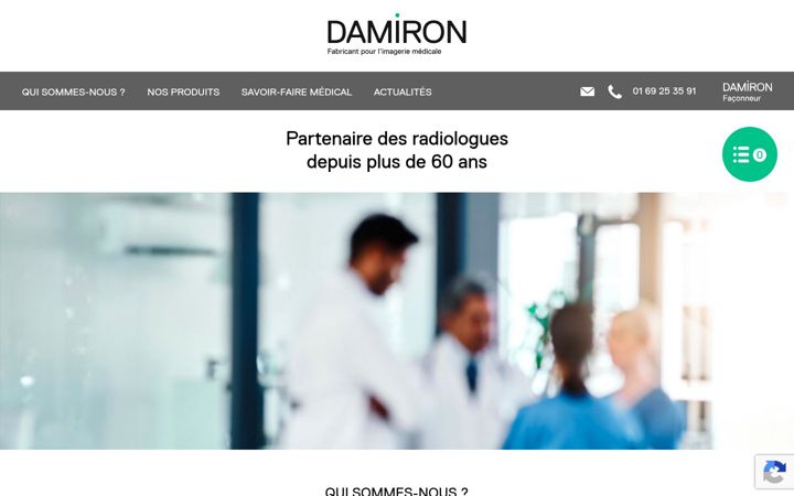 Zrzut ekranu damiron-medical.fr