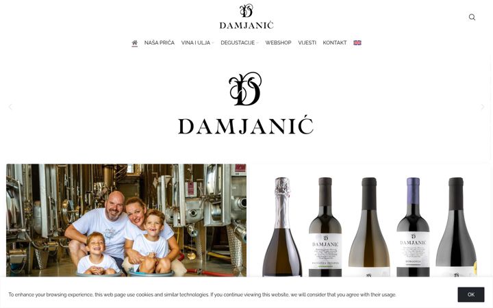 Screenshot of damjanic.eu