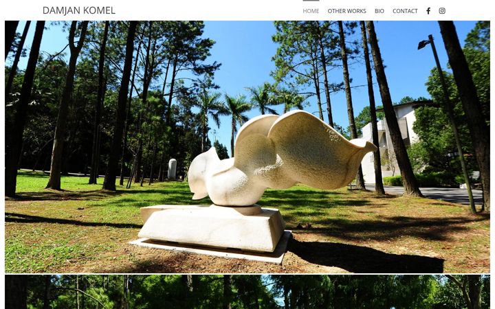 Screenshot of damjankomel.com