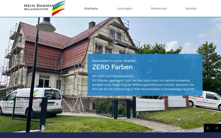 Screenshot of dammann-malermeister.de
