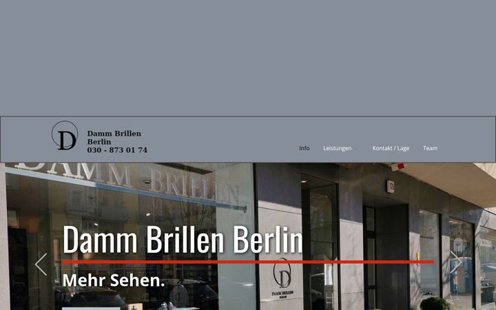Screenshot of dammbrillen.de