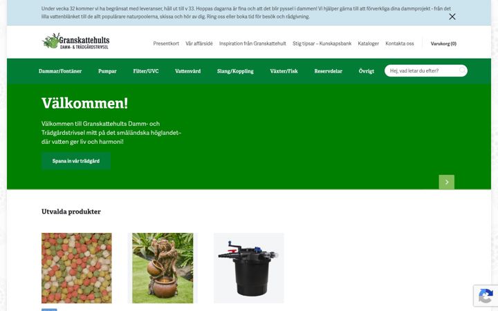 Screenshot of dammtrivsel.se