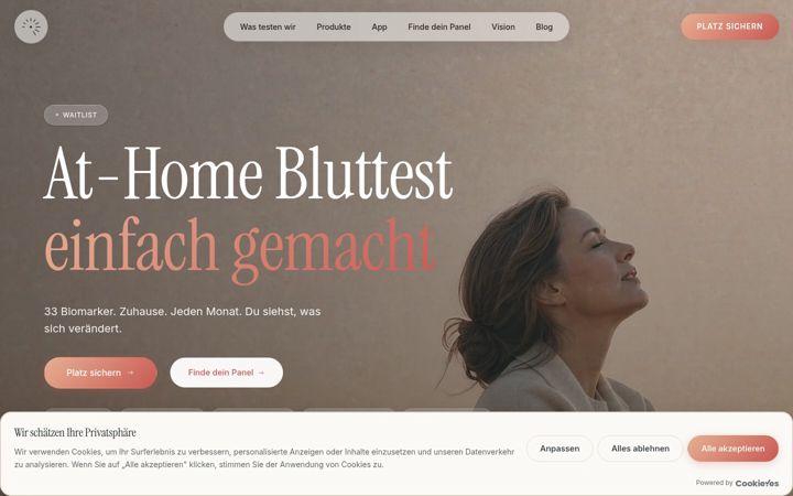 Screenshot of damoi.de
