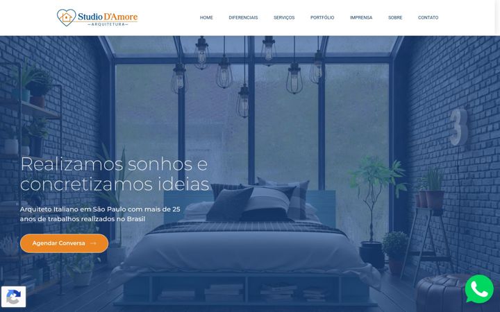 Screenshot of damorearquitetura.com