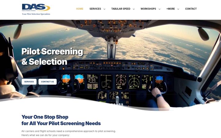 Screenshot of damosaviation.com