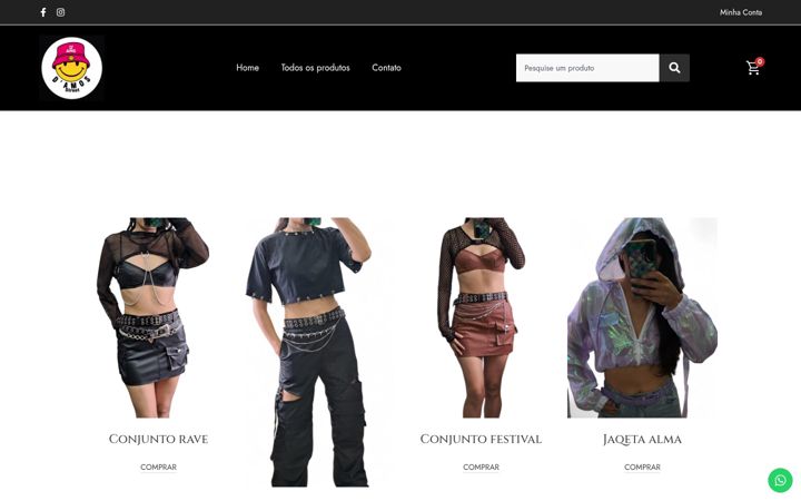 Екранна снимка на damosstreet.com.br