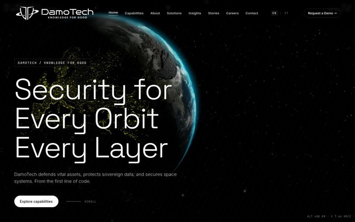 Screenshot of damotech.it