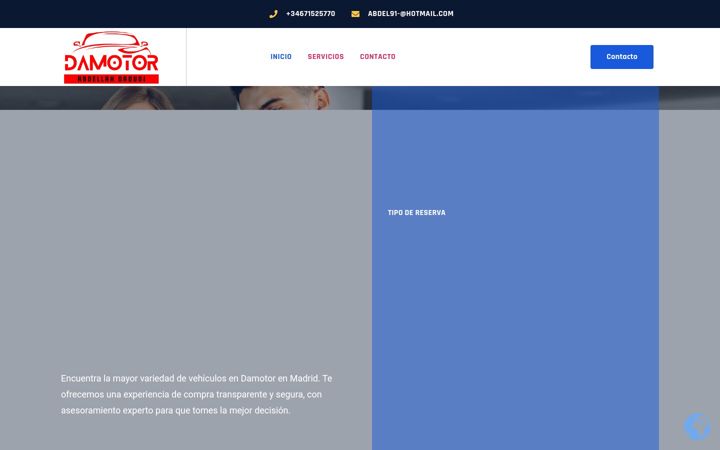 Screenshot di damotor.es