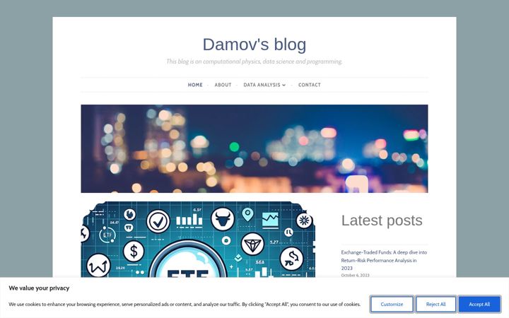 Screenshot of damovs.com