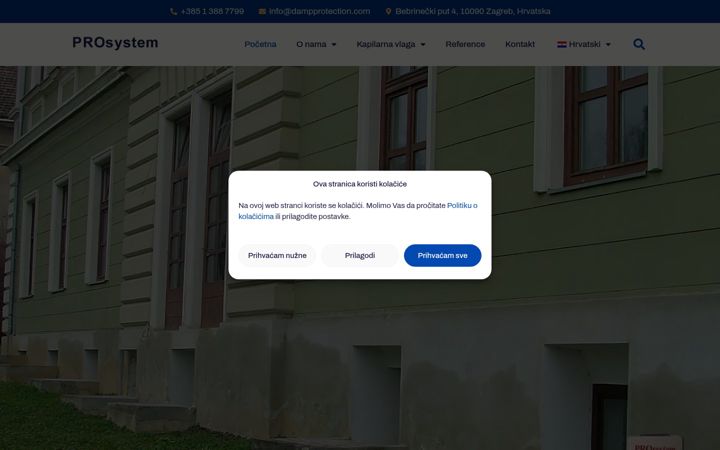 Screenshot of damp-protection.com
