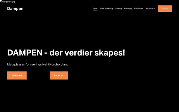 Screenshot of dampen.net
