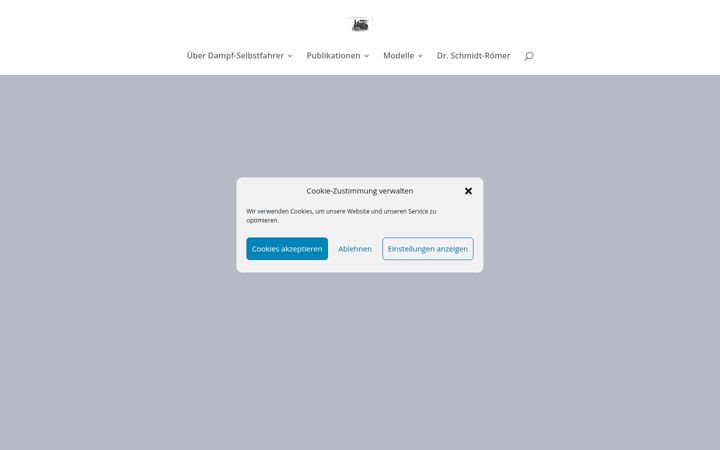 Screenshot of dampf-selbstfahrer.de