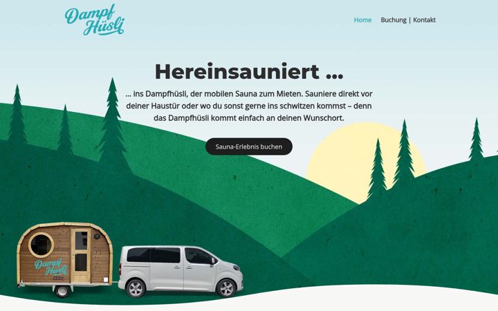 Screenshot of dampfhuesli-sauna.ch