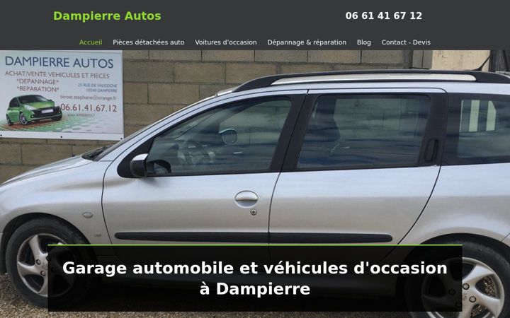 Zrzut ekranu dampierre-autos.fr