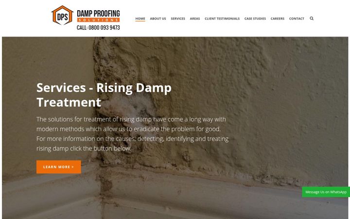 Екранна снимка на dampproofingsolutions.co.uk
