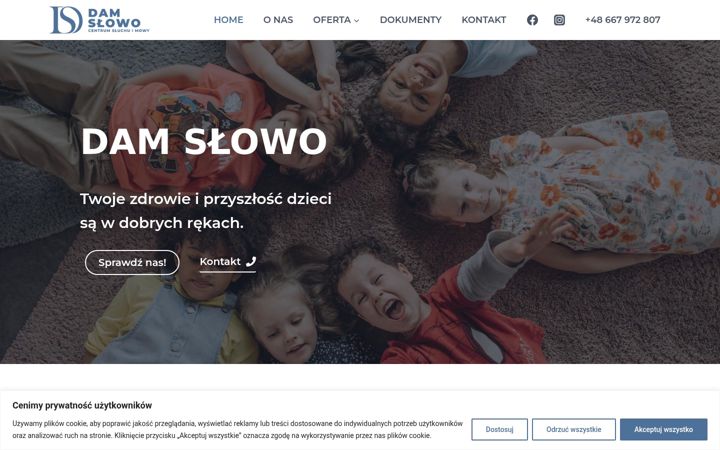 Screenshot του damslowo.pl