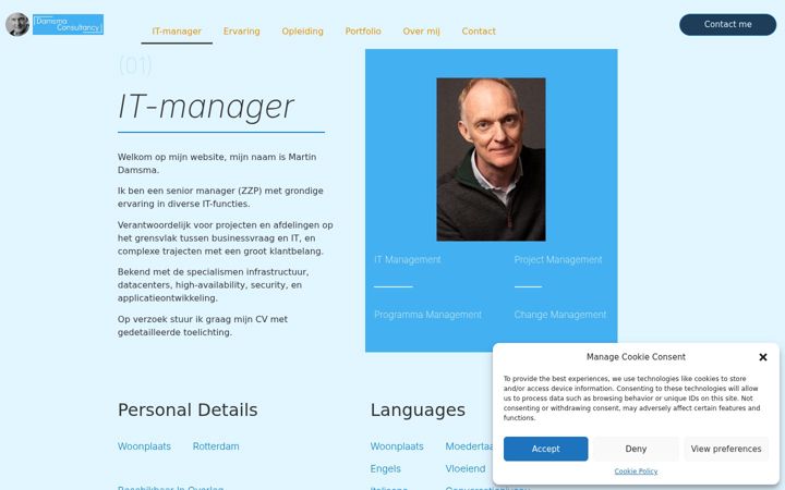 Skjermbilde av damsmaconsultancy.nl