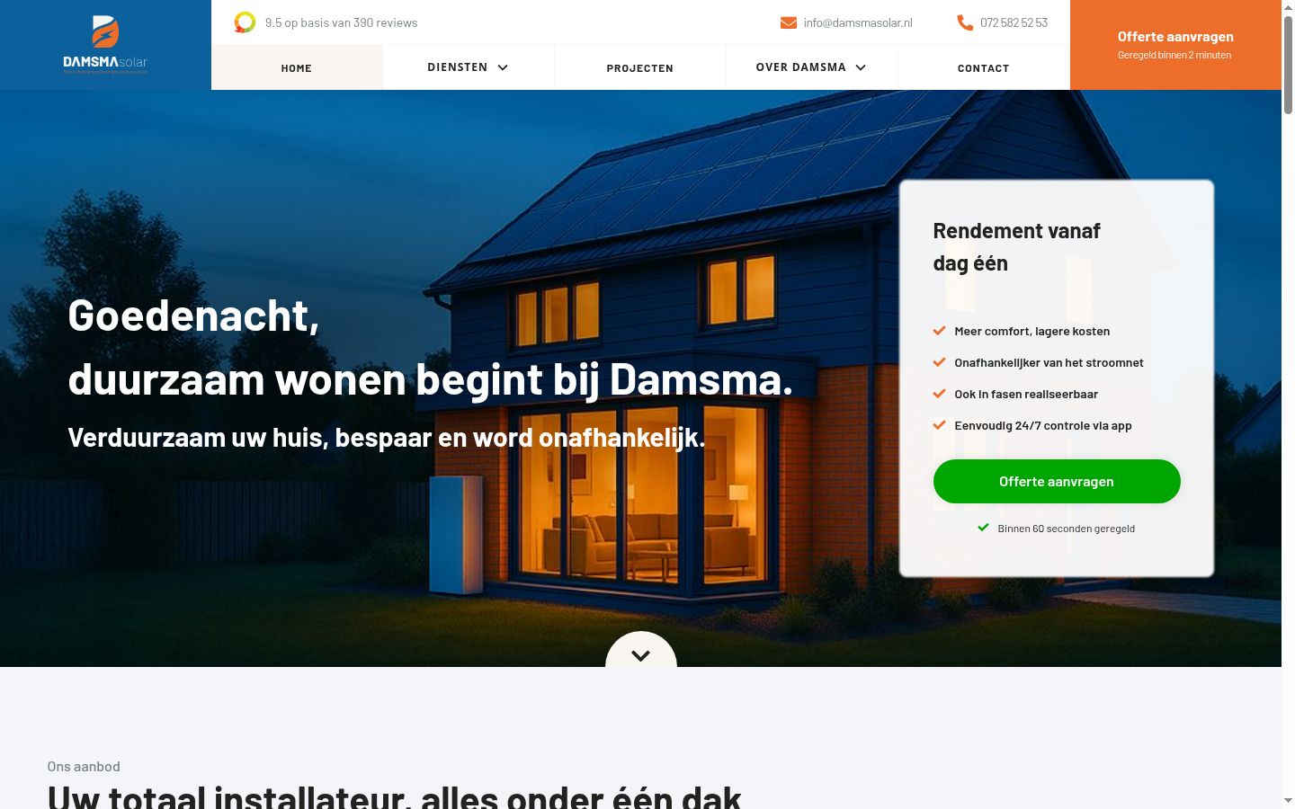 Skjermbilde av samtykkebanneret slik det vises før noen interaksjon